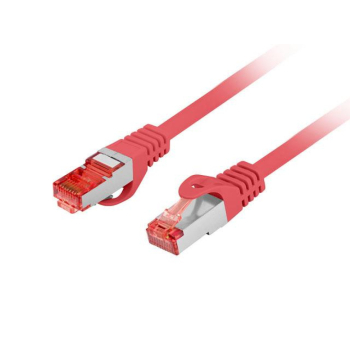 Patchcord Lanberg S/FTP kat.6 1m LSZH CU fluke passed czerwony
