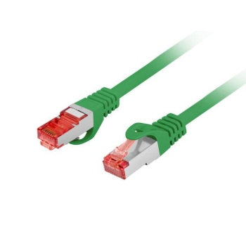 Patchcord Lanberg S/FTP kat.6 15m LSZH CU fluke passed zielony