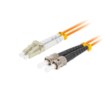 Patchcord światłowodowy Lanberg MM ST/UPC-LC/UPC DUPLEX 3.0MM OM2 50/125 LSZH 5m pomarańczowy