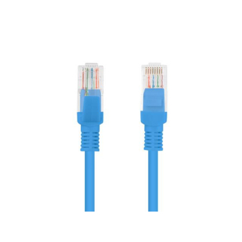 Patchcord Lanberg UTP kat.5e 0,5m niebieski