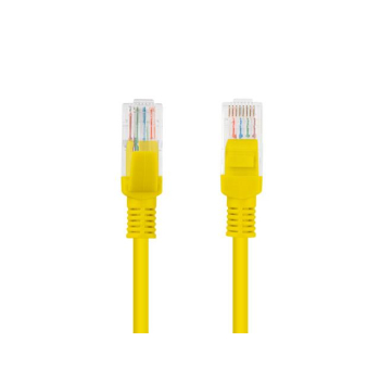 Patchcord Lanberg UTP kat.5e 1,5m żółty
