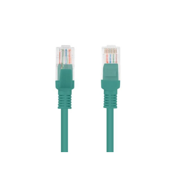 Patchcord Lanberg UTP kat.5e 1m zielony