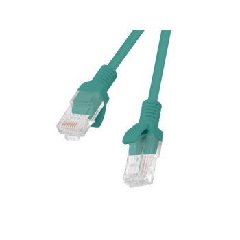 Patchcord Lanberg UTP kat.5e 30m zielony fluke passed