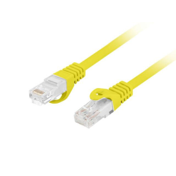 Patchcord Lanberg UTP kat.6 20m LSZH CU fluke passed żółty