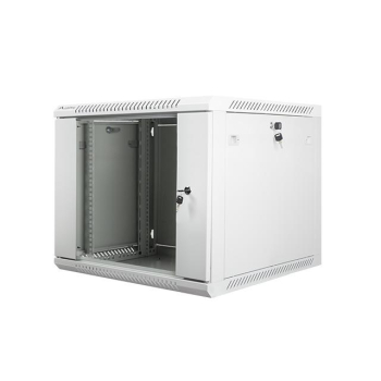 Szafa instalacyjna Rack wisząca 19" 9U 600x600 szara Lanberg (flat pack)