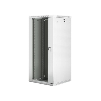 Szafa instalacyjna Rack wisząca 19" 27U 600x600 szara Lanberg (flat pack)