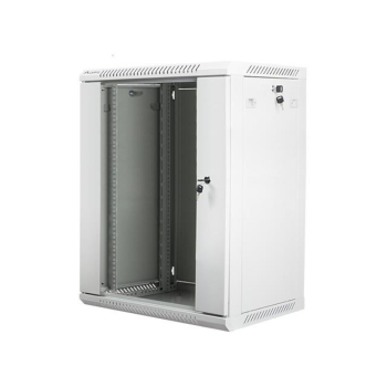 Szafa instalacyjna Rack wisząca 19" 15U 600x450 szara Lanberg (flat pack)