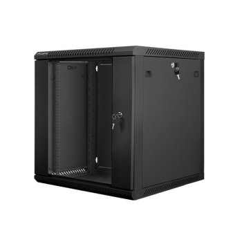 Szafa instalacyjna Rack wisząca 19" 12U 600x600 czarna Lanberg (flat pack)