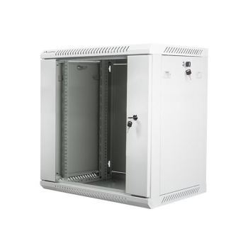 Szafa instalacyjna Rack wisząca 19" 12U 600x450 szara Lanberg (flat pack)
