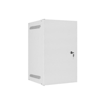 Szafa instalacyjna Rack wisząca 10" 9U 280x310mm szara Lanberg (flat pack) drzwi metalowe