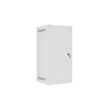 Szafa instalacyjna Rack wisząca 10" 12U 280x310mm szara Lanberg (flat pack) drzwi metalowe