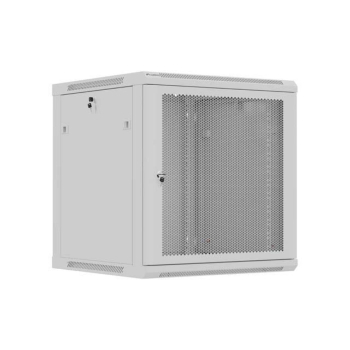 Szafa instalacyjna Rack Lanberg wisząca 19" 12U 600x600 szara drzwi perforowane (flat pack)