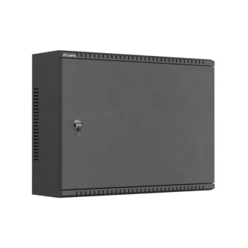 Szafa instalacyjna Lanberg TPR 10" & 19" z płytą mech 560x420x180 czarna (złożona)