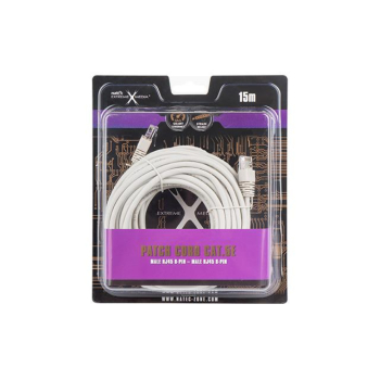 Patchcord Natec Extreme Media UTP kat.5e 15m szary