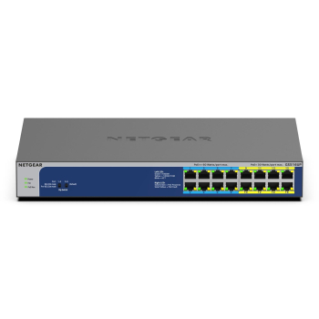 Switch niezarządzalny Netgear GS516UP 16x 10M/100M/1G (8xPoE+, 8xPoE++  380W)