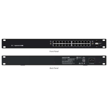 Switch zarządzalny UBIQUITI EdgeSwitch 24x100/1000 2xSFP PoE+ 250W