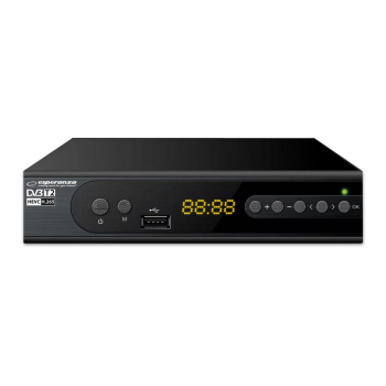Tuner cyfrowy Esperanza EV106P DVB-T/T2 H.265/HEVC
