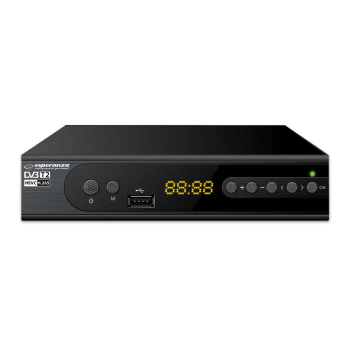 Tuner cyfrowy Esperanza EV106R DVB-T/T2 H.265/HEVC