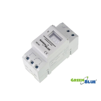 Timer cyfrowy GreenBlue GB104 na szynę DIN 16 programów max 240 programów