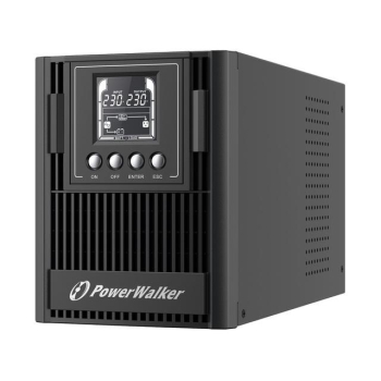 Zasilacz awaryjny UPS Power Walker On-Line 1000VA AT 3x FR Out, USB/RS-232, LCD, Tower, EPO