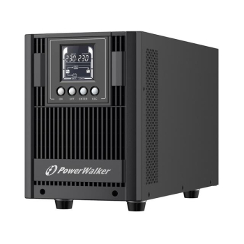 Zasilacz awaryjny UPS Power Walker On-Line 2000VA AT 4x FR Out, USB/RS-232, LCD, Tower, EPO