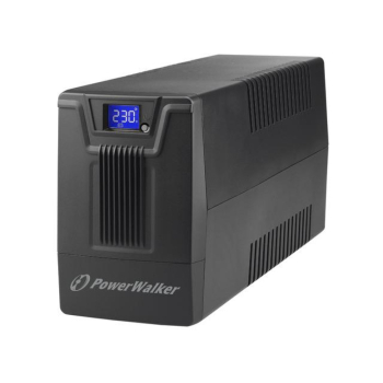 Zasilacz awaryjny UPS Power Walker Line-Interactive 600VA SCL 2x Schuko 230V RJ11/45 In/Out USB LCD