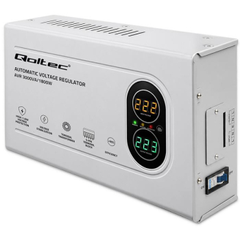 Stabilizator napięcia AVR Qoltec 3000VA | 1800W