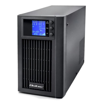 Zasilacz awaryjny UPS Qoltec Pure Sine Wave | 3kVA | 2400W | AVR | LCD | Czysty Sinus