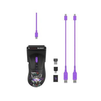 Mysz bezprzewodowa A4Tech Bloody R73 ULTRA DUO Cypher Ghost