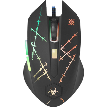 Mysz przewodowa Defender FORCED GM-020L 3200dpi 6P + podkładka Gaming + GRA