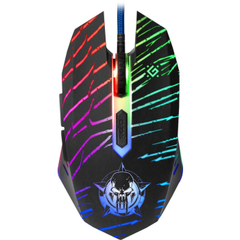 Mysz przewodowa Defender Dark Agent GM-590L 12800dpi 6P + podkładka Gaming + GRA