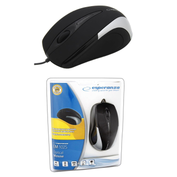 Mysz przewodowa Esperanza SIRIUS EM102S optyczna USB srebrna