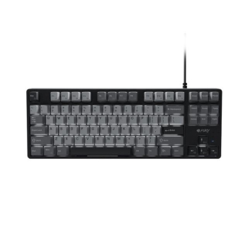 Klawiatura dla graczy gamingowa Fury Kanabo K2 US białe podświetlenie mechaniczna czarno-szara