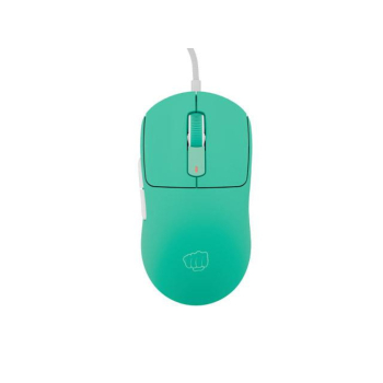 Mysz przewodowa Fury Tanto T4 RGB dla graczy 12000 DPI programowalna miętowa