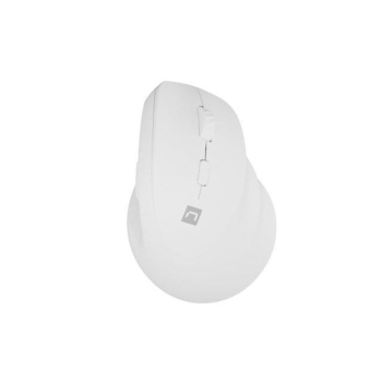 Mysz bezprzewodowa Natec Crake 2 Bluetooth 5.2 + 2.4GHz 2400DPI wertykalna biała