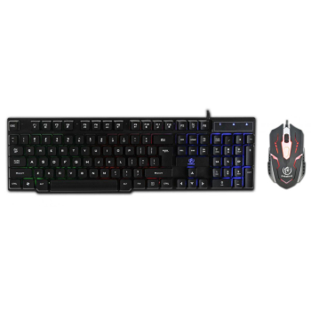 Zestaw przewodowy klawiatura + mysz  Rebeltec OPPRESSOR Gaming USB czarny