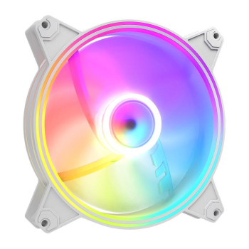 Wentylator Modecom Volcano APEX 140 ARGB REVERSE FAN biały